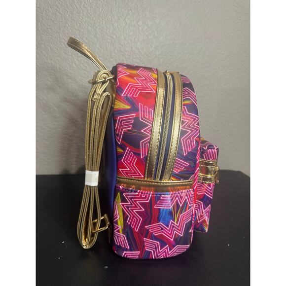 Loungefly WW84 Wonder Women Entertainment Earth Exclusive Mini Backpack NWT main image 5